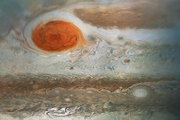 NASA朱諾飛船兩次飛越木星大紅斑 看到了什麼