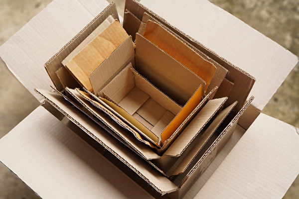 网购的纸箱在运送期间可能被害虫入侵或沾上虫卵，所以越快丢掉越好。(Shutterstock)