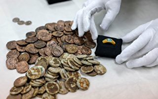 組圖：以色列發現1700年前古錢幣等文物