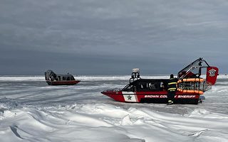 美密西根湖浮冰漂离岸边 冰上34人惊险获救