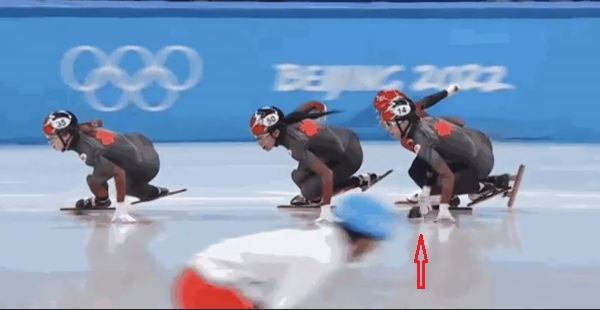 中國速滑選手「可疑」動作海外熱傳 陸媒噤聲