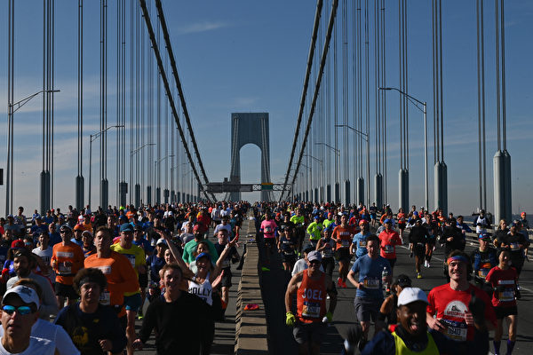纽约马拉松三年来 首次恢复五万人规模