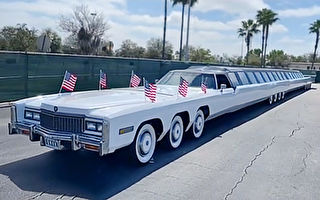 美国男成功修复史上最长轿车 破世界纪录