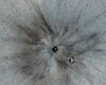 NASA探測器發現火星上有個新的撞擊坑