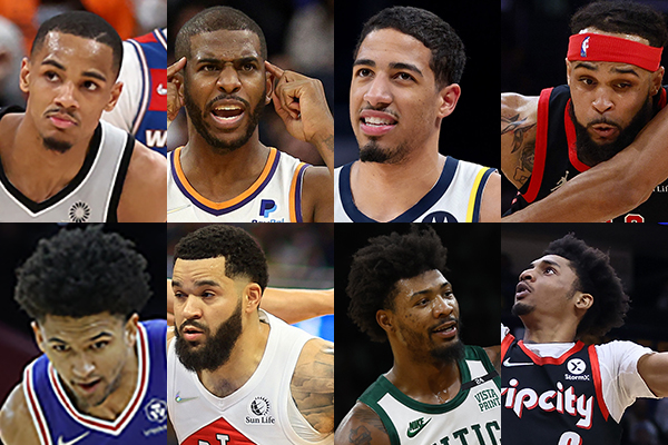 组图：NBA2021-2022赛季场均抢断前八球员