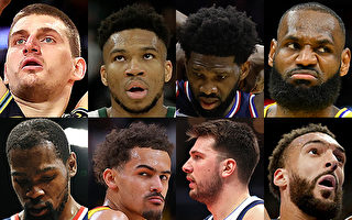 组图：NBA本赛季霍林格效率值排前八球员