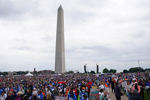 反對槍枝暴力 抗議者在華盛頓和美國各地集會