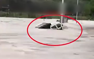 暴雨成災 惠州一對夫妻連人帶車被洪水沖走