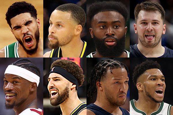 组图：NBA 2022季后赛总得分排前八球员
