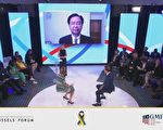 吳釗燮出席智庫視訊對話 分享台灣抗共經驗