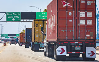 加州卡车司机在港口抗议“零工工人”法