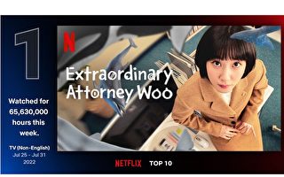 《非常律师禹英禑》爆红 Netflix非英语榜居冠