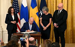 拜登簽文件 批准美國支持芬蘭瑞典加入北約