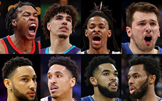 组图：NBA最近八个赛季年度新秀奖获得者