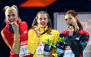 组图：欧洲田径锦标赛女子跳高决赛 乌克兰夺冠