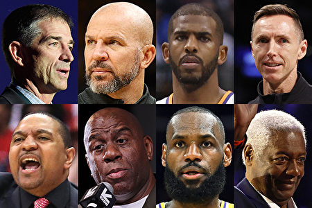 组图：NBA史上 常规赛助攻排名前八位球员