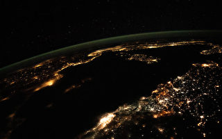 太空人拍到地中海夜景：灯火辉煌灿烂
