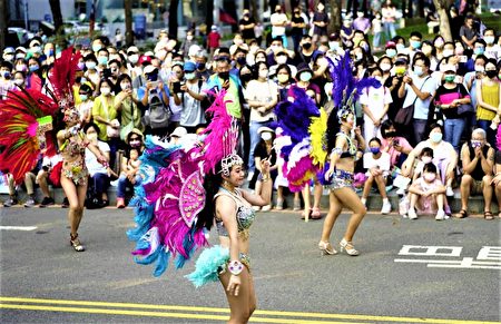 睽違兩年，「台中國際踩舞嘉年華」一連2天在市民廣場及草悟道熱力登場。