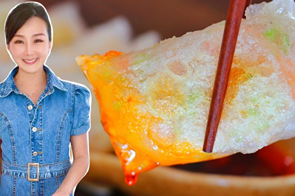 【美食天堂】米紙鮮蝦煎餃做法～酥脆美味快速簡單！