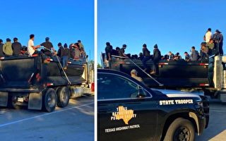 德州自卸卡車內發現84名非法移民 司機遭到指控
