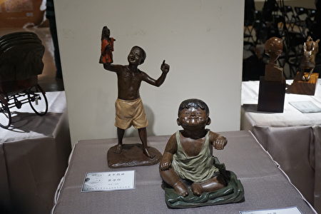  銅雕大師蕭啟郎的作品。