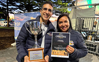 西澳法輪功榮獲曼都拉市聖誕遊行一等獎