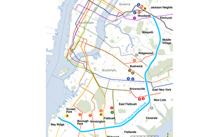 皇后区至布碌崙“跨区快线” MTA建议盖轻轨