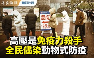 【菁英論壇】中國染疫冠全球 高壓是免疫力殺手