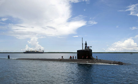 圖為美軍維吉尼亞級核動力潛艦。