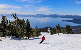 由于加州历史性的大雪 太浩湖延长滑雪季