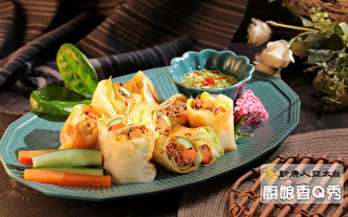 【廚娘香Q秀】香菜鮪魚卷和越南炸春卷