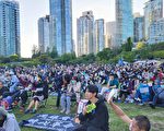 3千民眾集會悼念 溫哥華重現維園六四燭光