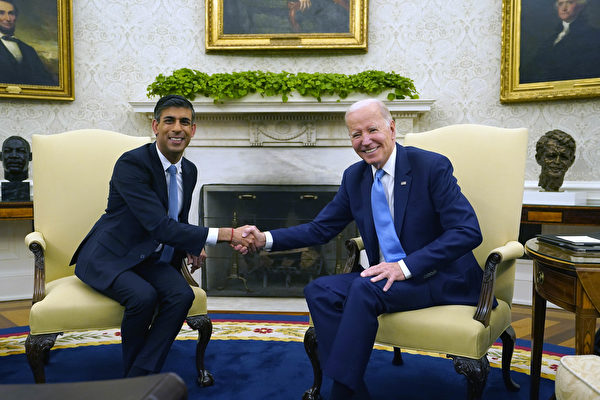 英首相苏纳克首次做客白宫 与拜登谈两大主题