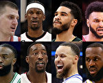 组图：NBA 2023季后赛总得分排前八球员