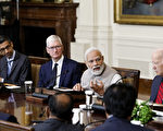 莫迪會見美科技領袖 庫克：印度有巨大機會