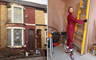 组图：女子将1英镑购的破旧房改成梦想住宅