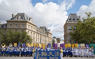 歐洲法輪功學員巴黎遊行反迫害 法國政要支持