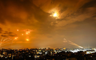 哈马斯狂射火箭 以色列祭“铁穹”系统拦截