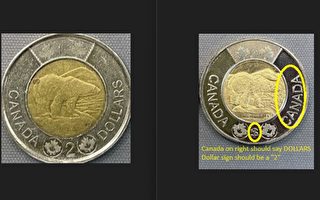 安省和魁省出现新款假2元硬币 专家教你如何识别