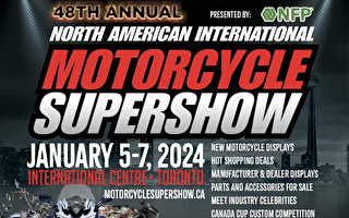 國際摩托車超級大展明年1月5至7日多倫多舉辦