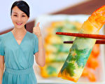 【美食天堂】鞭炮香菜虾卷～鲜香美味酥脆！