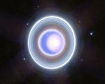 NASA公布天王星新照 光环与卫星清晰亮丽