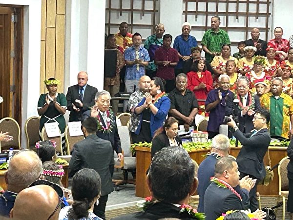 马绍尔群岛总统宣誓就职 重申台马邦谊稳固