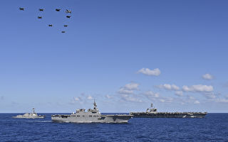 台海局势升级 美军10万吨级航母穿越南海