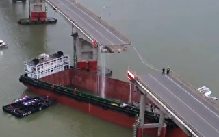 防撞加固工程完成僅一年 廣州瀝心沙大橋被撞斷