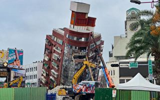 0403花莲地震灾后天王星大楼拆除工程预计2周内拆除