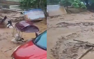 广西洪灾致2人身亡 广东暴雨积水严重