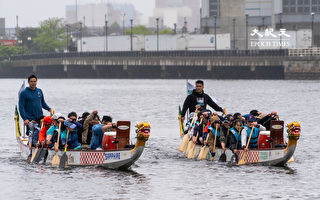波士顿台湾龙舟队喜获新船 备战世界赛