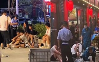 郑州一餐馆门口三十多人打群架 多人受伤