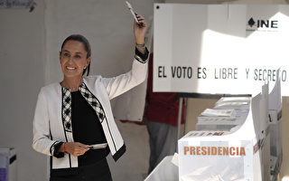 辛鮑姆獲大幅優勢 墨西哥將選出首位女總統